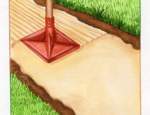 Réaliser une sous-couche pour une allée gravillonnée