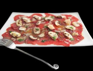 Carpaccio de boeuf
