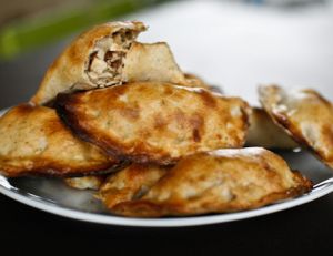 Recette des chaussons de poulet aux champignons