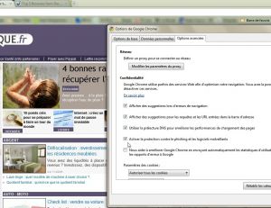Le module Sécurité de Chrome