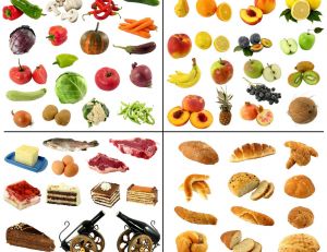 Les groupes d'aliments