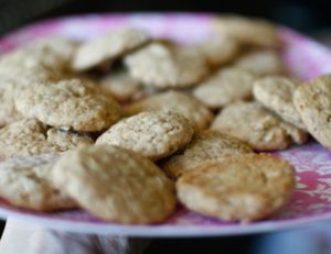 Recette des cookies à la confiture de lait et aux noix