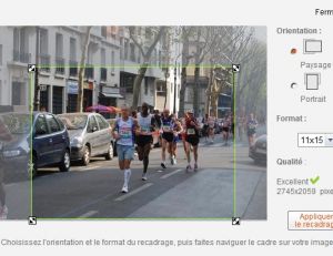 Recadrez vos photos si nécessaire