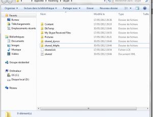 Effacer son pseudo Skype