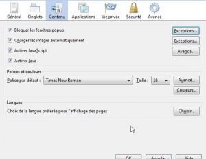 Gestion de la publicité sous Firefox