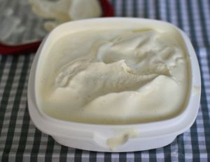 Glace à la vanille