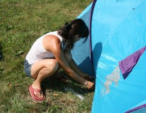 Installer un campement confortable