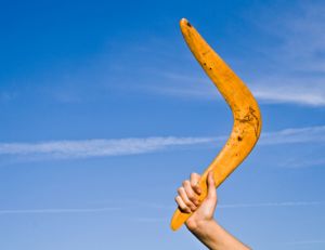 Lancer un boomerang
