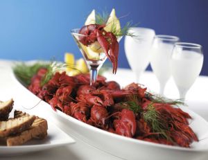 Langoustines aux amandes