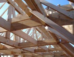 La construction d'une maison en bois
