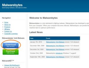 L'outil MalwareBytes