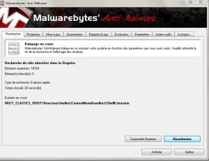 L'outil MalwareBytes