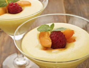 Mousse glacée à l'abricot