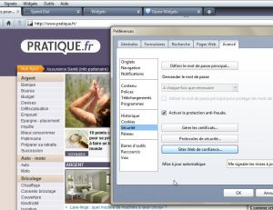 Le module Sécurité d'Opéra