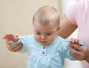 Premiers pas de bébé