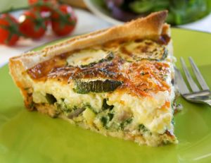 Cuisiner une tarte salée légère et gourmande.