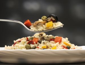 Salade de riz au poulet
