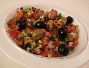 Recette de la salade tunisienne