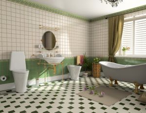Salle de bain rétro
