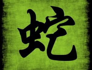 Signe chinois : le serpent