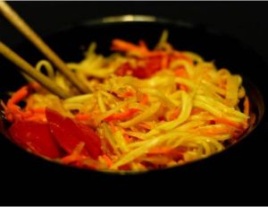 Recette du Som Tam (salade de papaye verte)