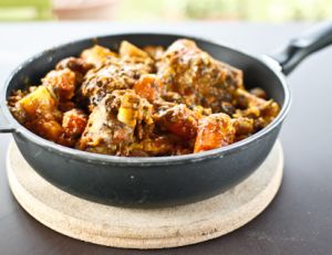 Recette du tajine d'agneau aux pruneaux
