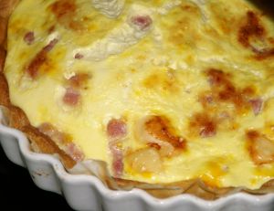 Recette Tarte au fromage blanc et poitrine fumée