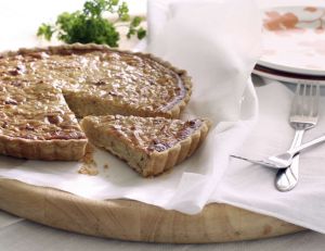 Recette de la tarte aux oignons caramélisés