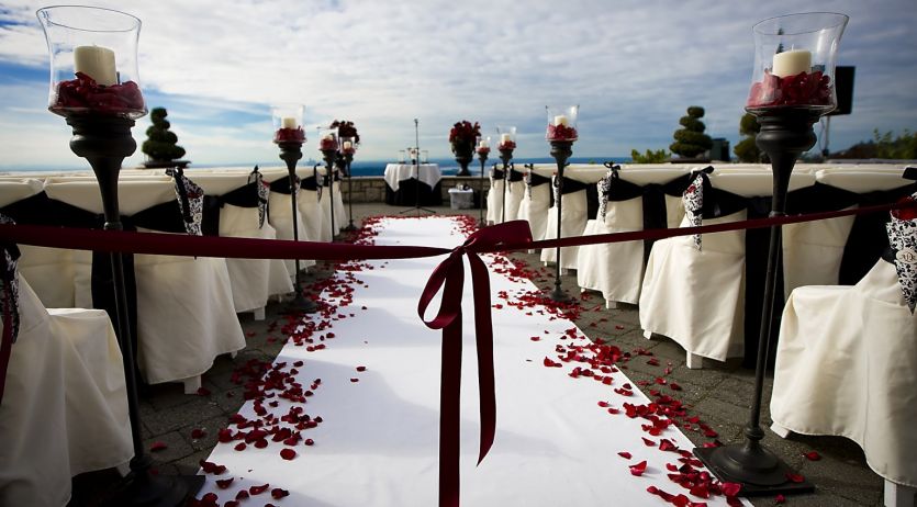 Un mariage en plein air
